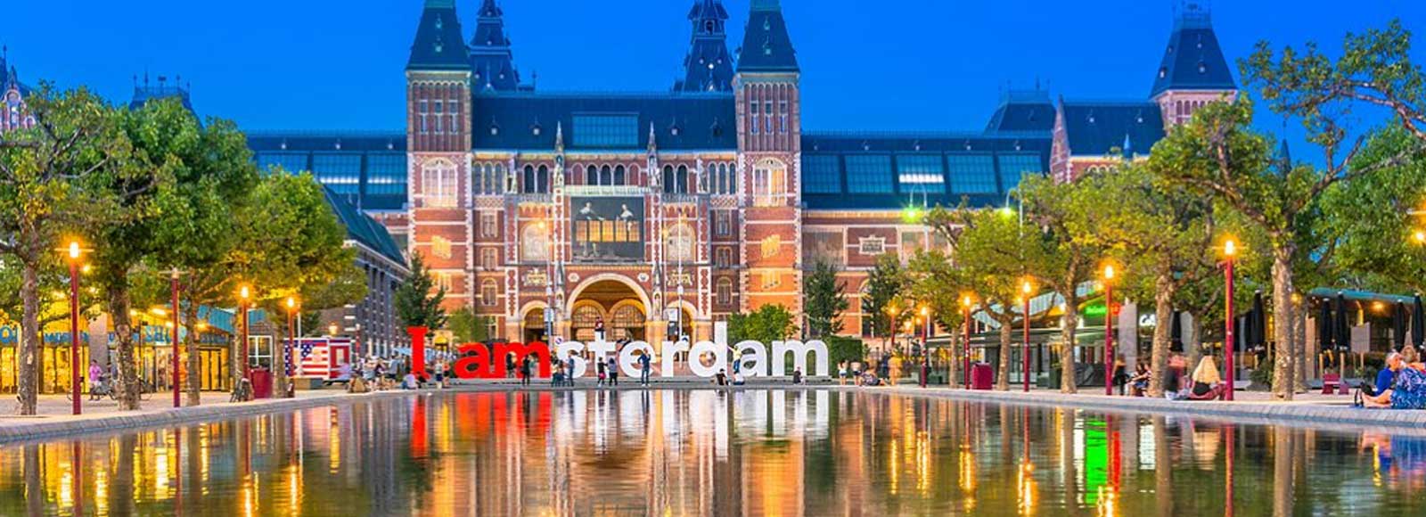 Travel to  Amsterdam .  Amsterdam